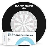 ELANI – Schutzring Dart Surround inkl. Abwurflinie für alle Scheiben- optimaler Schutz von Wand, Dartpfeil und Flight – Dartboard surround Dartscheibe Schutzring–Wandschutz Dartscheibe, Dart catchring