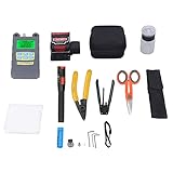 Srliya Glasfaser -Werkzeuge Kit ‑ 70 Bis +10 Dbm 7 Wellenlängen Optische Leistungsmesser Visueller Fehler Locator Faser -Spaser -Stripper -Stripper Set