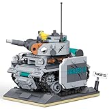 Cokomono Militär Panzer Bauspielzeug, 532 Teile Militär Panzer Bausteine, Mini Tank Modell für Kinder ab 6 Jahren