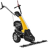 Texas Profi Benzin Balkenmäher CB8750 196ccm Wiesenmäher Hochgrasmäher Rasenmäher mit Antrieb Radantrieb | 5,7PS | 4200Watt | Schnittbreite 870mm | 4-Takt-Motor | für gewerbliche Nutzung geeignet