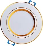 SSDDLZEQ Phnom Penh Einbauleuchte, robust, für gewerbliche Beleuchtung, Deckenleuchte, Aluminium, 15 W, weißes Licht, 5000 K