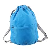 BESTonZON Kordelzug Rucksack Große Kapazität Sporttasche Oxford für Fitness Camping Schwimmen Schule und Reisen Praktischer Langlebiger Gym Bag für Herren