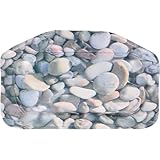 PAMINGONO Badewannenkissen PVC mit Saugnäpfen Ergonomisches Kopfstützenkissen für Badewannen Atmungsaktiv und Langlebig Badekissen für Spa und Dusche