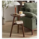 YCCHAH Wohnzimmermöbel Massivholz Sofa Beistelltisch Ecktisch Balkon Freizeittisch Schlicht Wohnzimmer Sideboard Teetisch Beistelltische Wohnzimmer (B)