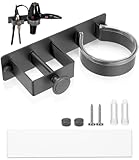 Cexovo Föhn Halterung Edelstahl Halter für Haartrockner Föhn und Glätteisen Halterung Fönhalter Ohne Bohren Haartrocknerhalter Wandhalterung Fönhalterung Bad Barbershop