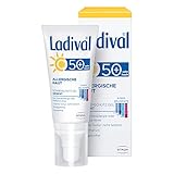 Ladival Allergische Haut Sonnenschutz Gel für das Gesicht Parfümfreies Sonnengel für Allergiker – ohne Farb- und Konservierungsstoffe, wasserfest, Lichtschutzfaktor 50+, 50 ml