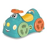 Chicco Rutscher All Around Eco+ Grün, Geeignet für 1-3 Jahre (bis 20 kg), Made in Italy, 75% Recycelter Kunststoff, Schwenkbare Räder, Mechanische Hupe, Aufbewahrungsfach, Inklusive Aufkleber, Türkis