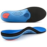 PCSsole Komfort Orthopädische Einlegesohlen für Herren & Damen, Fersensporn-Einlagen, Einlegesohlen für Arbeitsschuhe, zur Linderung von Plantarfasziitis und Plattfuß, Fußschmerzen.
