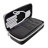 Golfhandschuh-Halter für Damen, wasserdichte 600D-Oxford-Aufbewahrungstasche für Golfhandschuhe, Ballmarker, Tees, 25 x 11,4 x 7,5 cm