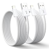 NINGKPOW iPhone Ladekabel Lightning Kabel 2Pack 2M, MFi Zertifiziert iPhone Schnellladekabel USB auf Lightning Kabel für iPhone 14 13 12 11 Pro Max Mini XS XR X 8 8 Plus 7 6 6s Plus SE2020