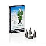Crottendorfer 1001 Original Räucherkerzen 'Weihnachtlicher Weihrauch' 24 Stück, Größe M