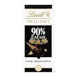 Lindt EXCELLENCE Mild 90 % Kakao - Milde Edelbitter-Schokolade | 100 g Tafel | Extra milde Bitter-Schokolade | Intensiver Kakao-Geschmack | Dunkle Schokolade | Vegane Schokolade | Schokoladengeschenk