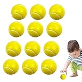 Schaumstoffbälle | 12pcs Aufblasbarer Schaumstoffbälle | weiche Schaumstoff-Tennisbälle | Leichte Trainings- und Spielbälle für Kinder, Hunde, Schule, Aktivitäten, sicheres Spielzeug Sportübungen