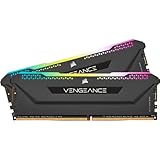 Corsair Vengeance CMH32GX4M2D3600C18 RGB Pro SL Arbeitsspeicher (32 GB (2 x 16 GB), DDR4 3600 (PC4-28800) C18, 1,35 V) Schwarz