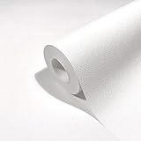 Selbstklebende Tapete Weiß Strukturoptik für Wand und Möbel Möbelaufkleber Folie 6,00 x 0,53m