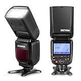NEEWER NW700-C Blitz GN60 TTL Flash Speedlite Kompatibel mit Canon DSLR Kameras, 1/8000s High Speed Sync Blitzlicht, 1/1-1/256 Ausgang TCM Funktion 230 volle Blitzleistung 0,1-2,7s schnelles Recycling