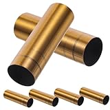 SHINEOFI 6 Stück Teiliges Kronleuchter Lampensockel Hüllen aus Robustem Eisen Hitzebeständig Warmes Retro Design für Deckenlampe und Kerzenhalter für Flur und Wohnraumbeleuchtung