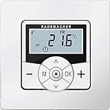 Rademacher DuoFern Raumthermostat (2. Generation) 9485-1, Funk-Thermostat, für Heizkörper und Fußbodenheizung, Smart Home Wandthermostat