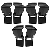 FIXOSHEE 6 Stück Terrarium Verschlussclips aus Abs Langlebige Bügel für Reptilienfreigehege und Aquarien Einfacher Einbau Sicherer Schutz für Schildkröten Reptilienbehälter