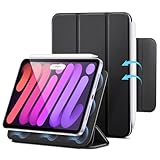 ESR für iPad Mini 7 Hülle 2024, iPad Mini 6 Hülle 2021, 8,3 Zoll, dünn, Trifold Zwei Wege Ständer, Starke Magnetbefestigung, langlebiger Schutz, unterstützt Pencil Pro, Schwarz