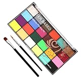 JEWEDECO 1 Satz Farben Hochpigmentierte Cremegemälde Gesichtsmalerei Gesicht Ölfarbe Festival-Make-up-Farbe Make-up-Pigment Gesichtszubehör Party-körperbemalung Body-Paint-kit Pigmentpulver
