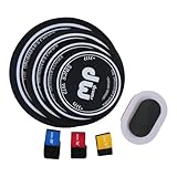 predolo Drum Dämpfer Pads 10 12 14 16 Zoll, Übungspad Ersatz Drum Silence Pads Set, Becken Dämpfer für Shows, Heimanfänger, mit 3 Beckendämpfern