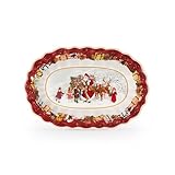 Villeroy & Boch – Toy's Fantasy Gebäckteller Weihnachten Groß, Stollenplatte, Weihnachtsteller, Weihnachten Geschirr Toys, Weihnachten Teller, Weihnachtsschale, Serviergeschirr, Premium Porzellan
