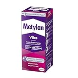 Metylan Vlies, Tapetenkleister für Vliestapeten mit glatter oder strukturierter Rückseite, einfach zu verwendender Tapetenkleister, Kleister mit hoher Ergiebigkeit, 1x720g