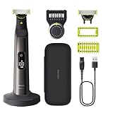 Philips OneBlade Pro 360 Face & Body - Elektrischer Bartschneider, Rasierer und Bodygroomer, 2x 360 Klingen, 1x Kamm mit 20 Längeneinstellungen, 1x Body Kit, 1x Ladestation, 1x Reiseetui, QP6652/30