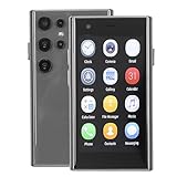 Entsperrtes Smartphone, Entsperrtes 3-Zoll--Handy, Ultradünnes 3D-Glas-Handy, 2 GB , 16 GB ROM, 2 MP Front- und 5 MP Rückkamera, 3G-Taschenhandy für Android 8.1 (Black)