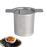 Edelstahl Tee-Ei Mesh Sieb - Teesieb | Teetrinkgerät Geschirrspüler | Multifunktionales Loses Teesieb für Hot Pot Zutaten, Blumentee, Marinaden, Suppenstock