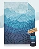 KingCamp Reisedecke Ultraleicht, Decke Wasserabweisend Kompakt,Outdoor Campingdecke Warme,kleines packmaß für Camping Büro Outdoor, (Frosttal,200x145cm)
