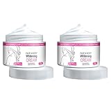 Whitening Cream,Aufhellende Feuchtigkeitscreme für Gesicht und Körper,Aufhellende Körpercreme,Skin Brightening Cream,Körperpflege-Creme für die Achselhöhlen,Aufhellende Körperlotion,30g*2pc
