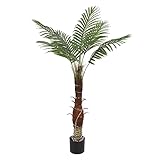 Künstliche Beleuchtete Kokosnussbaumlampe, Leuchtende Künstliche Palme Dekorative Energieeinsparung mit Hoher Helligkeit für die Terrasse (EU -Stecker 220 V)