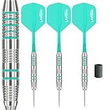 Lavishio Darts Metallspitze Set -Professionelles Dartpfeil-Messing Barrels Stahlspitze Darts Darts Set 3 Dartpfeile Stahlspitze Darts-Set mit Dart Flüge und Dartschäfte