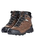 VAUDE wasserdichte Trekking- und Wanderschuhe für Damen “TRK Skarvan Tech Mid STX”, nachhaltige Wanderschuhe aus Leder für Wandertouren, bequeme und rutschfeste Outdoorschuhe in braun