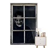 Halloween-Aufkleber für Kinder,Halloween-Wandaufkleber,Gruseliger Halloween-Hintergrund Die Halloween-Tür klammert | Einzigartige Halloween-Türdekorationen mit Fensteraufklebern