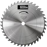 Güde 1839 Brennholzsägeblatt HM 400x30x3,2x40Z (aus Hartmetall, 40 cm Durchmesser, 3 cm Sägeblattbohrung, 40 Zähne, 2,2 mm Sägeblattstärke, für max. Schnitte mit bis zu 3500 1/min)