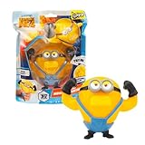 Giochi Preziosi Minions - Squishy Figur 15 cm Minion Dave Despicable Me 4, dehnt Sich bis auf das 3-fache Seiner Größe, Füllung mit Wasserperlen, Stressabbau, ab 3 Jahren