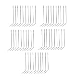 50 x Webnadeln, gebogene Nadeln, Handnähnadeln, gebogene Ledernadel für Leinwand, Reparatur, Lederprojekt, Teppich