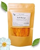SOFT MANGO - Weich getrocknete Mangoscheiben aus Vietnam - Fruchtiger und exotischer Geschmack -Vitaminen Power A,C,E - Vegan - Standbeutel 100g Dried Mango