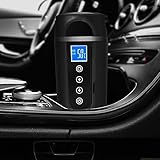 UPALDHOU Tragbarer Elektrischer 12 -V -Autoheizbecher Smart Bech mit LCD Display für Kochendes Wasser, Heizungskessel, Kühler und Tee