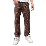 Cargohose Herren Sommer Harajuku Casual Haremshose Chino Freizeithose Jogginghose Herren Lang Sommer Sporthose Stretch Laufhose mit Kordelzug und Taschen Relaxed-Fit Aestethic Stoffhose Sweatpants