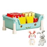 Mobile Aufbewahrungswagen – Spielzimmer- mit Mehreren Ebenen, mobiler Aufbewahrungseinheit, mehrstöckiger Spielzeug-Organizer mit rollenden Rädern, Aufbewahrungsbehälter für Kinderzimmer