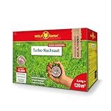 WOLF-Garten Turbo-Nachsaat zur Rasensanierung LR120 (für 120 m2, hohe Dichte mit ca. 70.000 Trieben/m2, für alle Rasentypen geeignet, mit WOLF-Garten Keimgarantie, im 2,4kg Karton) 3826042