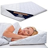Totsy Baby Keilkissen für Bett und Sofa – 45x90 cm Lesekissen und Schaumstoff Rückenkissen Ideal zur Verwendung als Matratzenkeil Reflux kopfteil Kissen oder Bettkeil für Erwachsene