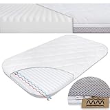 Matratze Chicco Next2me Magic, Kindermatratze 82x50 cm, kompatibel mit Chicco Next2Me, Chicco Beistellbett Air, Next to Me Baby Bed, Matratze Chicco Next 2 Me Dream Hochwertiger Schaumstoff