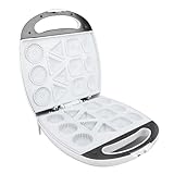 Elektrische Keksbackmaschine, Sicherheitsgriff, 13-Loch-Keksmaschine mit Aluminiumplatte für Waffelfrühstück, Haushaltskeksmaschine (EU-Stecker 220 V)