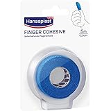 Hansaplast Selbsthaftender Fingerverband (5 m x 2,5 cm), Verbandsmaterial zur Fixierung von Wundauflagen an den Fingern, hautfreundlicher Verband einfach per Hand reißbar