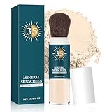 Mineralischer Sonnenschutz Setting Powder - SPF 35 Ölkontrolle Langanhaltendes Puder Makeup - Mattem Finish, Seidig-Weiche, Unsichtbare Poren – Loose Fixierpuder Für Alle Hauttypen Geeignet